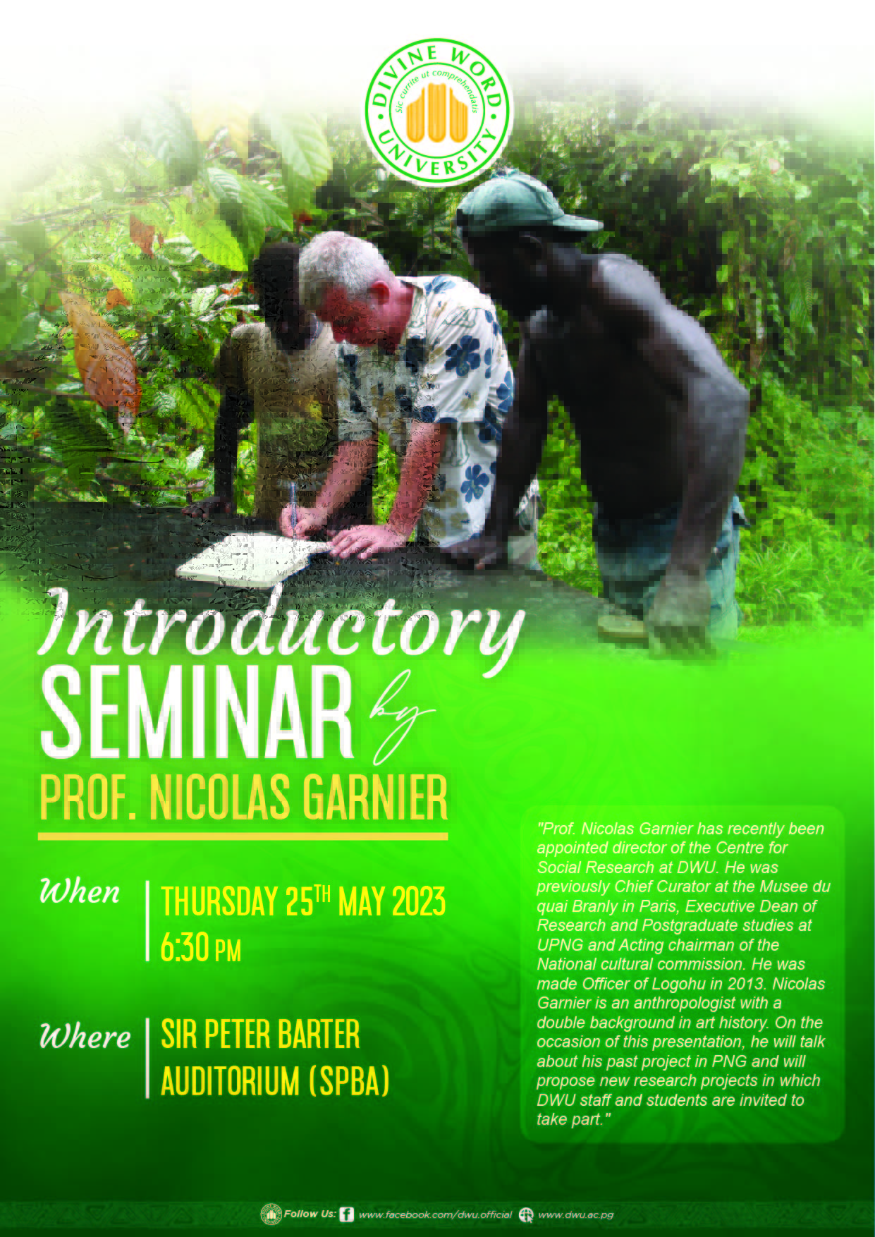 Seminar Flyer A41