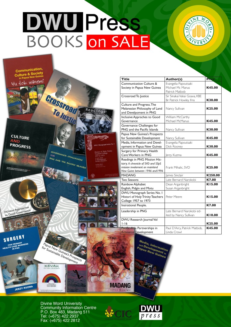 DWU Press books poster A4