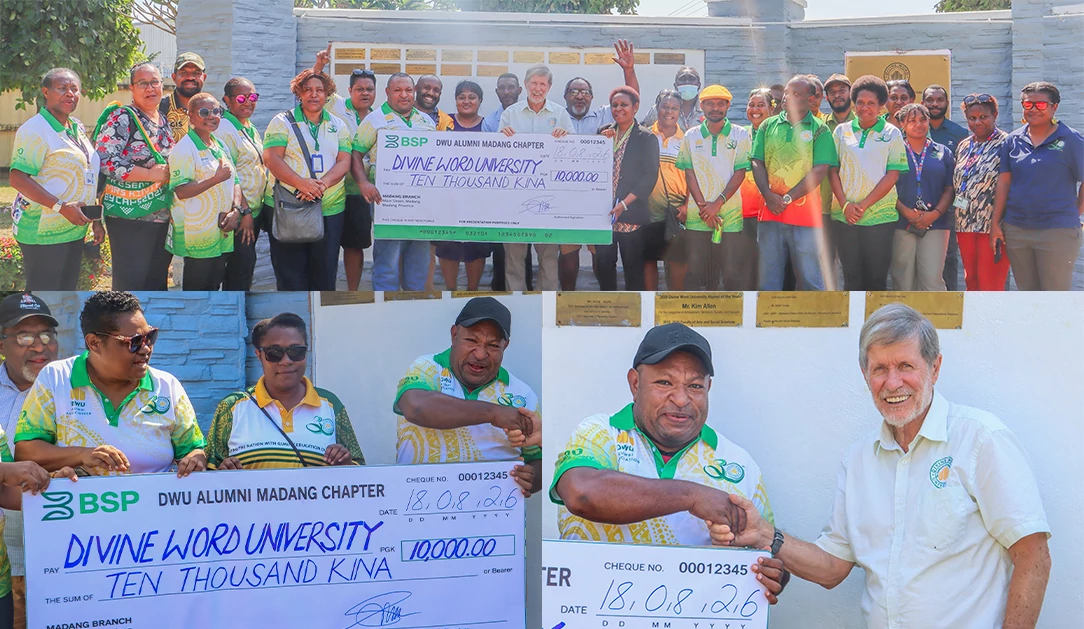 DWU Alumni Madang Chapter Donates K13,000 for 30th Anniversary