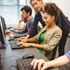 DWU students preparing for study